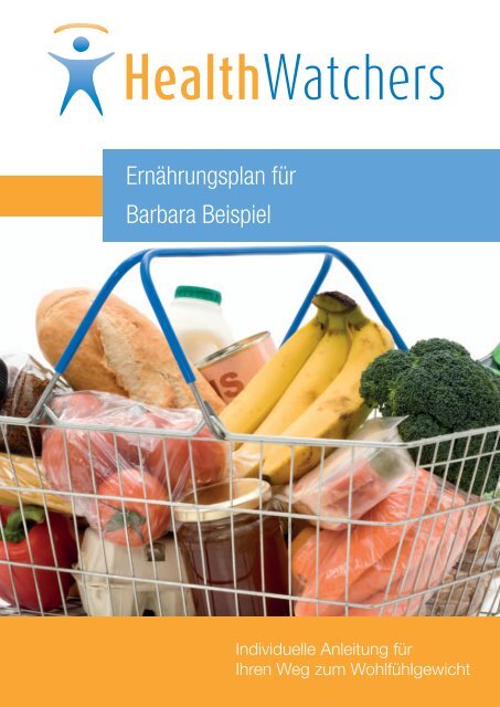 HealthWatchers Beispiel-Ernährungsplan