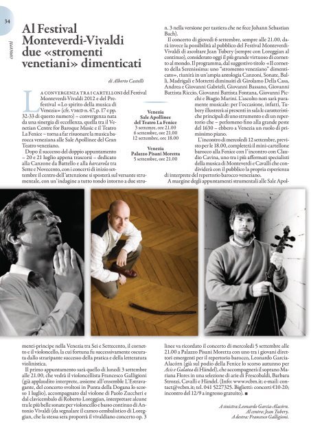 VeneziaMusicaedintorni 48 - RIVISTA COMPLETA - Euterpe Venezia