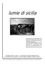 lumie di sicilia lumie di sicilia - Associazione Culturale Sicilia Firenze