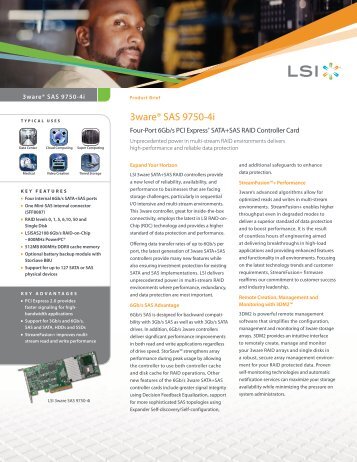 3ware® SAS 9750-4i - Thomas-Krenn.AG