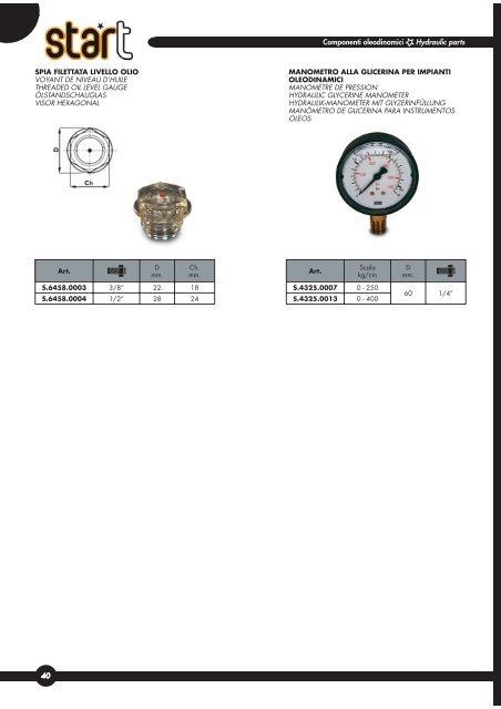 2componenti oleodinamici hydraulic parts composants ... - Scan-Agro