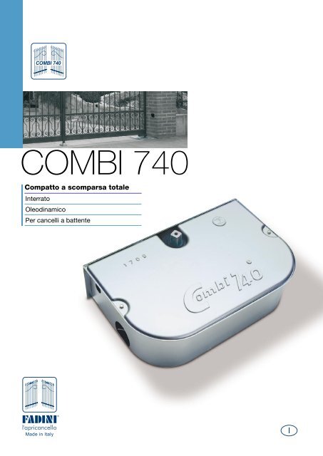 COMBI 740 - Cerqua Elettronica Srl