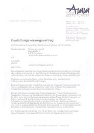 Bestattungs-Vorsorgevertrag - Thomas Amm GmbH