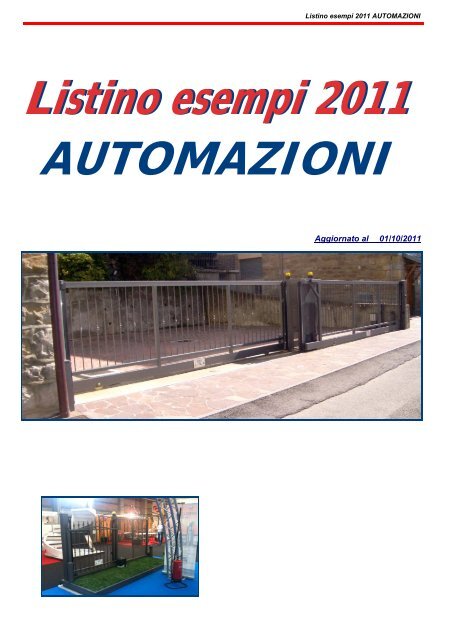 Listino esempi - Visualizza pagine listino NEUTRO - Imsa S.r.l.