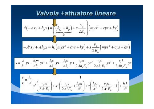 Appunti sui sistemi idraulici e pneumatici - Università degli Studi di ...