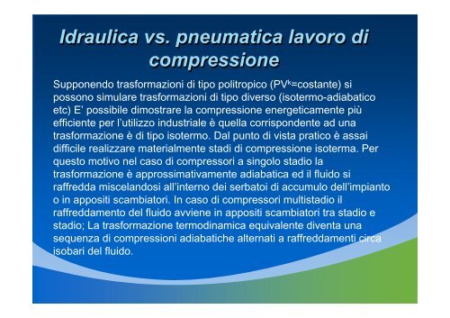 Appunti sui sistemi idraulici e pneumatici - Università degli Studi di ...