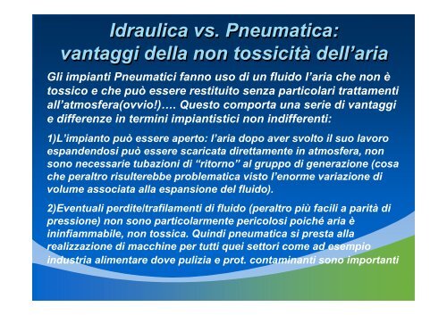 Appunti sui sistemi idraulici e pneumatici - Università degli Studi di ...