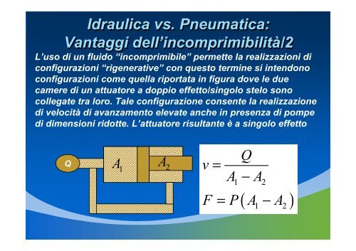 Appunti sui sistemi idraulici e pneumatici - Università degli Studi di ...