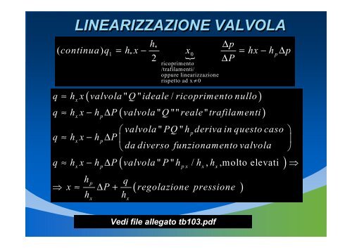 Appunti sui sistemi idraulici e pneumatici - Università degli Studi di ...