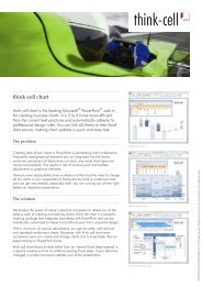 think-cell chart data sheet