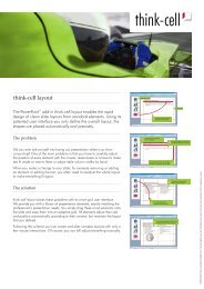 think-cell layout data sheet