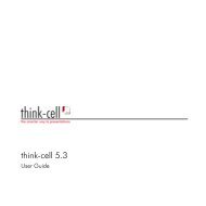 think-cell 5.3 – User Guide