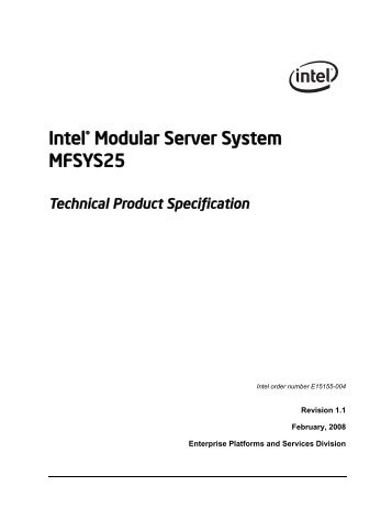 Intel® Modular Server System MFSYS25 - Thomas-Krenn.AG