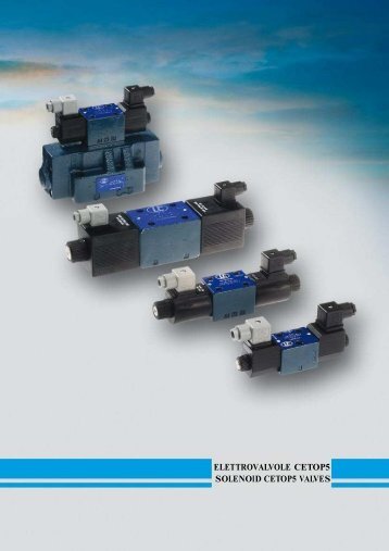 SOLENOID CETOP VALVES - Unidro Contarini