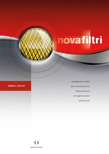 produzione filtri per oleodinamica idrosanitaria ed ... - Novafiltri