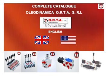 COMPLETE CATALOGUE OLEODINAMICA O.R.T.A.  S. R.L