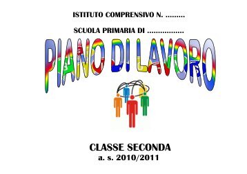 PIANO DI LAVORO SECONDA PRIMARIA - siamoinseconda