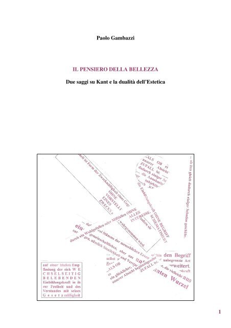 kant_il pensiero_della_bellezza.pdf - Lettere e Filosofia