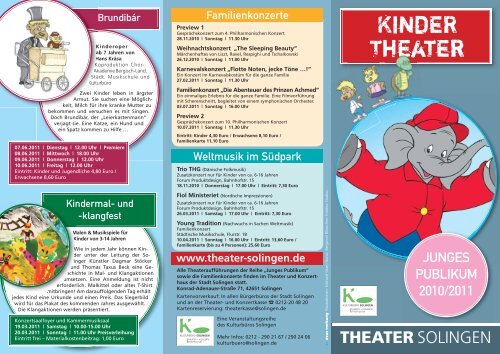 KindeR Theater - Theater Solingen