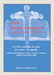 Don Ennio Innocenti - Sindacato Libero Scrittori Italiani