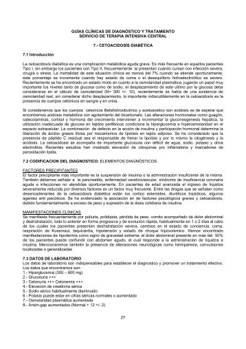 CETOACIDOSIS DIABETICA CETOACIDOSIS DIABETICA
