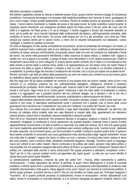 Documento Congressuale - COMUNISTI SINISTRA POPOLARE ...