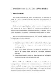 1. INTRODUCCIÓN AL ANÁLISIS GRAVIMÉTRICO - PAD