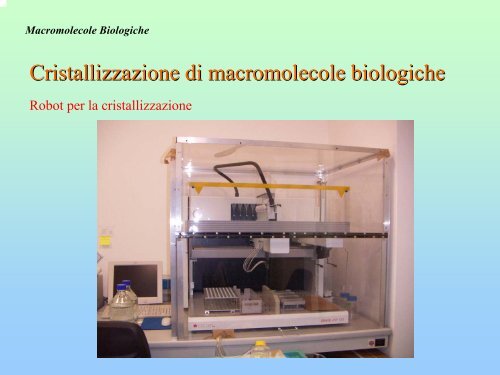 Biocristallografia a raggi X