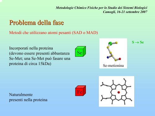 Biocristallografia a raggi X