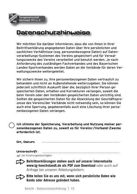 TG Rundschau Ausgabe 1/2011 - TG Höchstädt