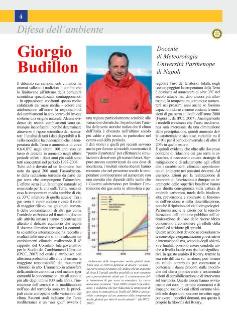 L'impegno del Rotary sul territorio Sogna, Progetta, Realizza