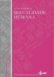 Untitled - Sociedade Brasileira de Estudos em Sexualidade Humana