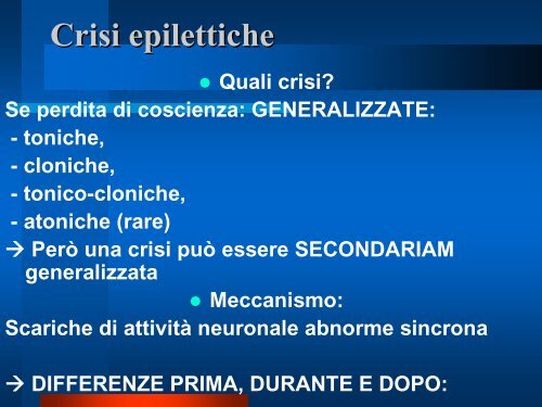 Valutazione neurologica: differenziare la sincope dalla perdita di ...