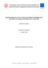 Dependability evaluation of mobile distributed systems ... - MobiLab