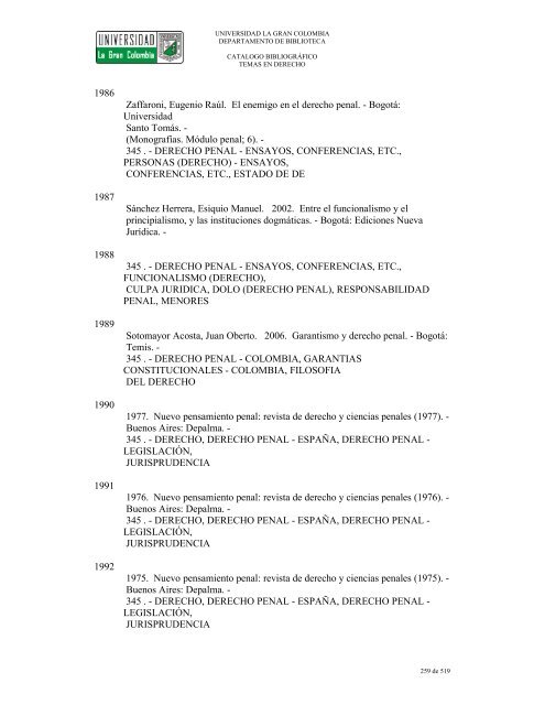 Derecho ; Filosofía y teoría del derecho ; Generalidades - ilae