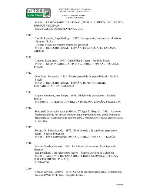 Derecho ; Filosofía y teoría del derecho ; Generalidades - ilae