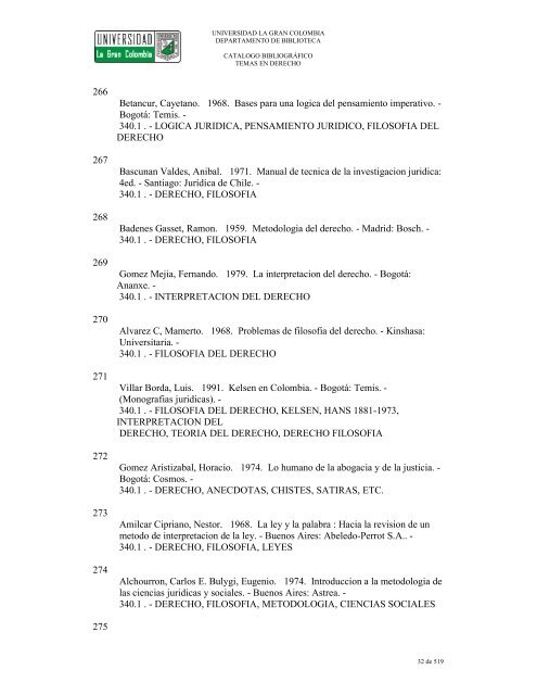 Derecho ; Filosofía y teoría del derecho ; Generalidades - ilae