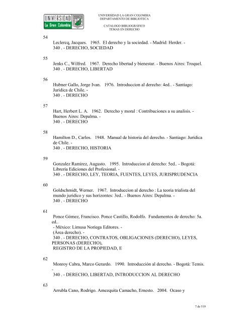 Derecho ; Filosofía y teoría del derecho ; Generalidades - ilae