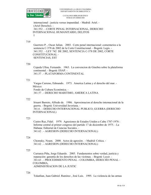 Derecho ; Filosofía y teoría del derecho ; Generalidades - ilae