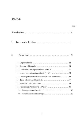 INDICE - Scuola romana di circo