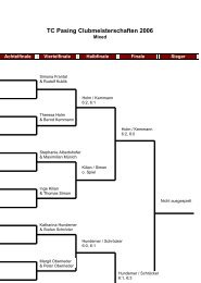 TC Pasing Clubmeisterschaften 2006 - TCPasing.de