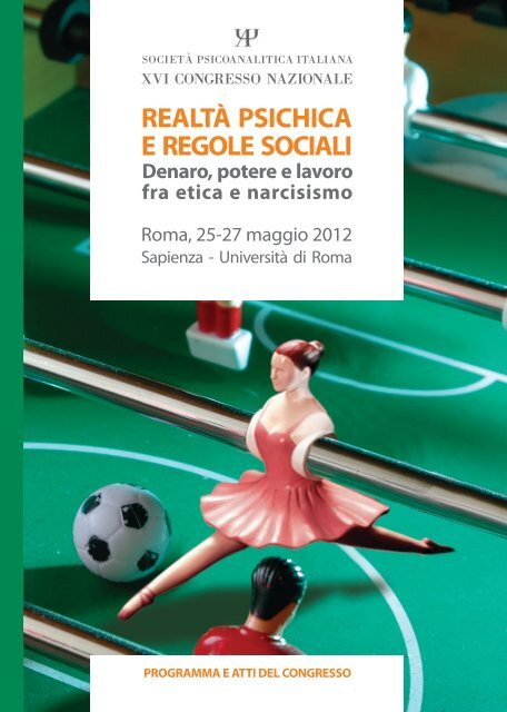 Programma Realtà psichica e regole sociali - Roma Futura
