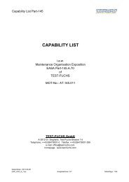 capability list - Test Fuchs