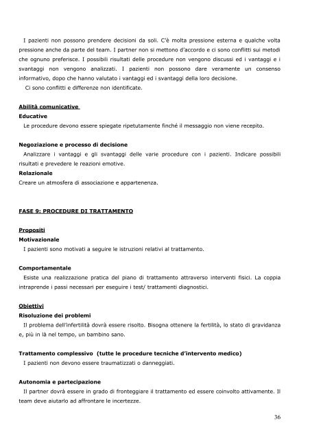 linee guida per la consulenza psicologica nell'infertilità - Ordine ...