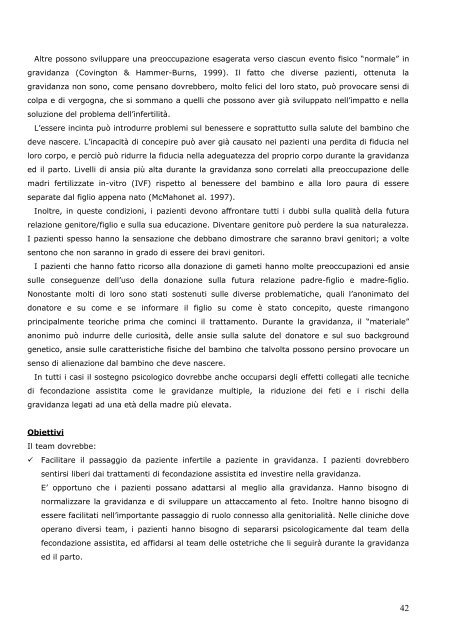 linee guida per la consulenza psicologica nell'infertilità - Ordine ...