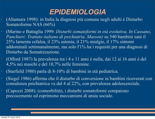 Disturbo di conversione - ipnosi progressiva