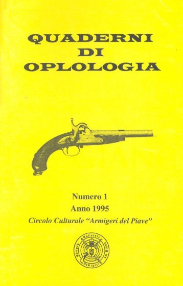 N. 1 - 1995 - Circolo Culturale Armigeri del Piave