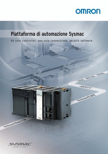 Piattaforma di automazione Sysmac - Omron Europe