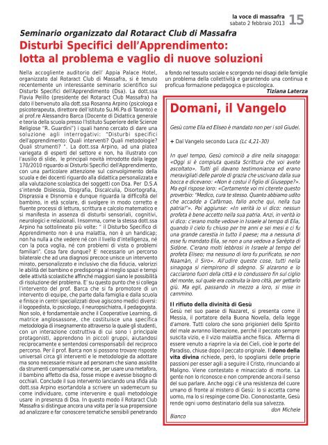 Visualizza l'intero editoria in formato PDF - BCC di Massafra