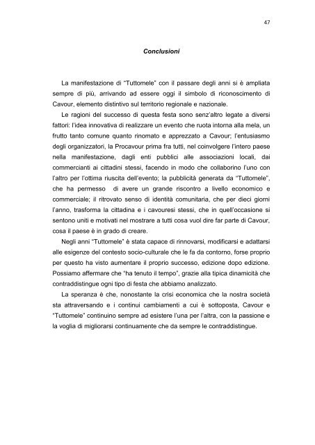 Tesi di Laure di Amanda Bordino - Cavour